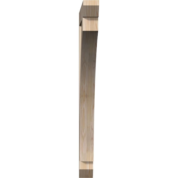 Thorton Slat Smooth Bracket, Douglas Fir, 3 1/2W X 38D X 42H